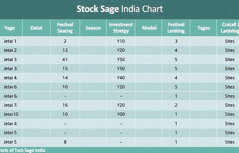 Stock Sage India strategy chart showing festival season investment cycles